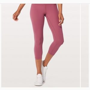 ISO lululemon align crop so merlot